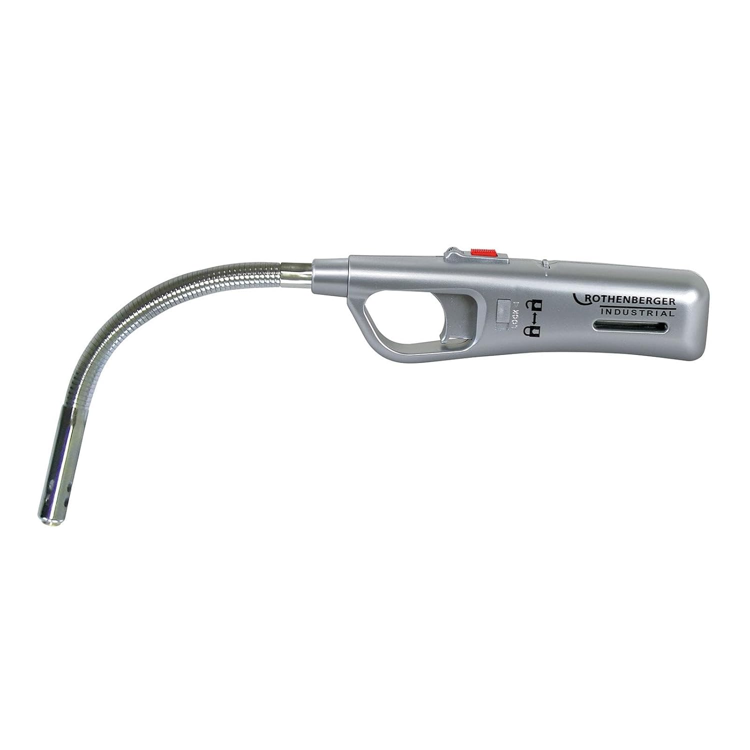 Rothenberger Industrial Gasanzünder Schwanenhals + 2x Rofill Nachfüllgas