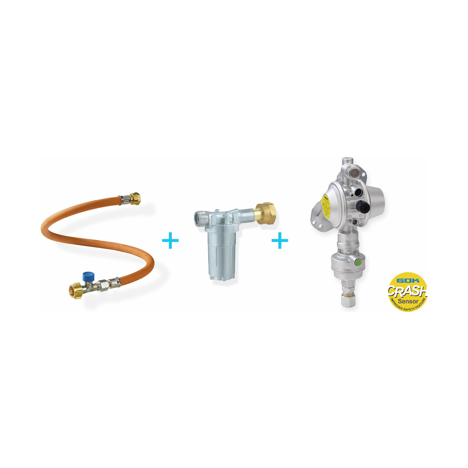 GOK Caramatic DriveOne Set 30/10/8 vert. 1x Con.DriveKLF450,1xCon.Clean CS-Pendel SV