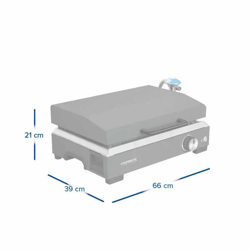 Campingaz Tischgrill Plancha Sigma 1 CV mit Deckel