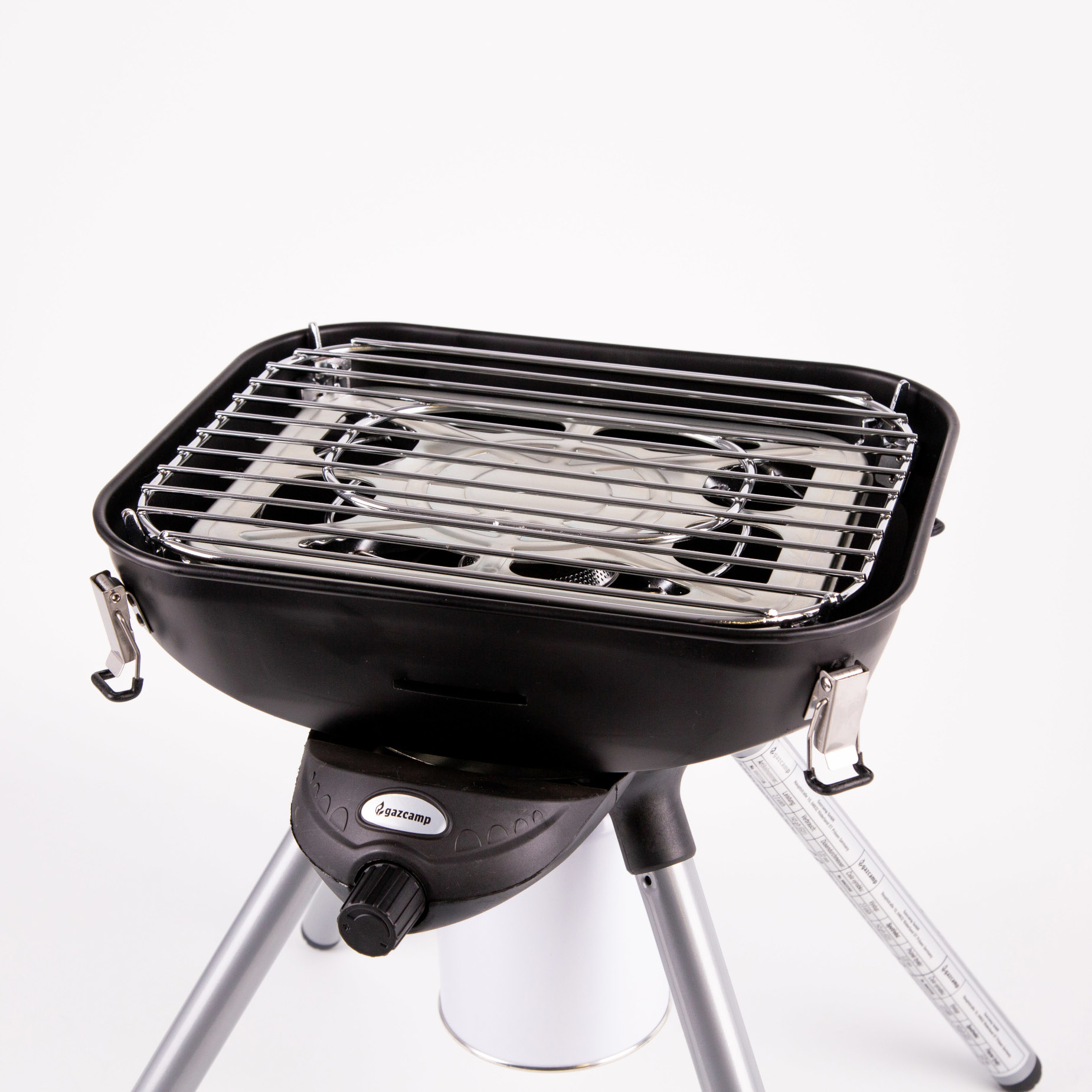Kopie von Gazcamp BBQ Multi Grill Deluxe Plus mit Schraubkartuschen-Betrieb #1