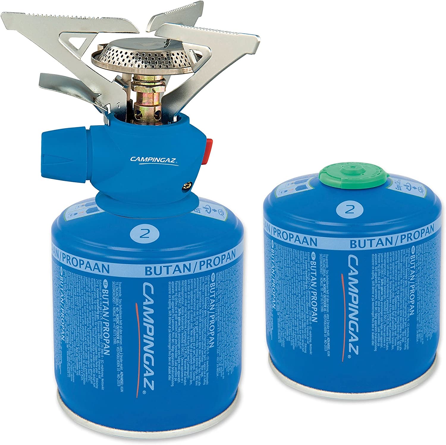 Campingaz Gaskocher Twister Plus PZ 2,9 kW + 2x CV300 Gaskartusche