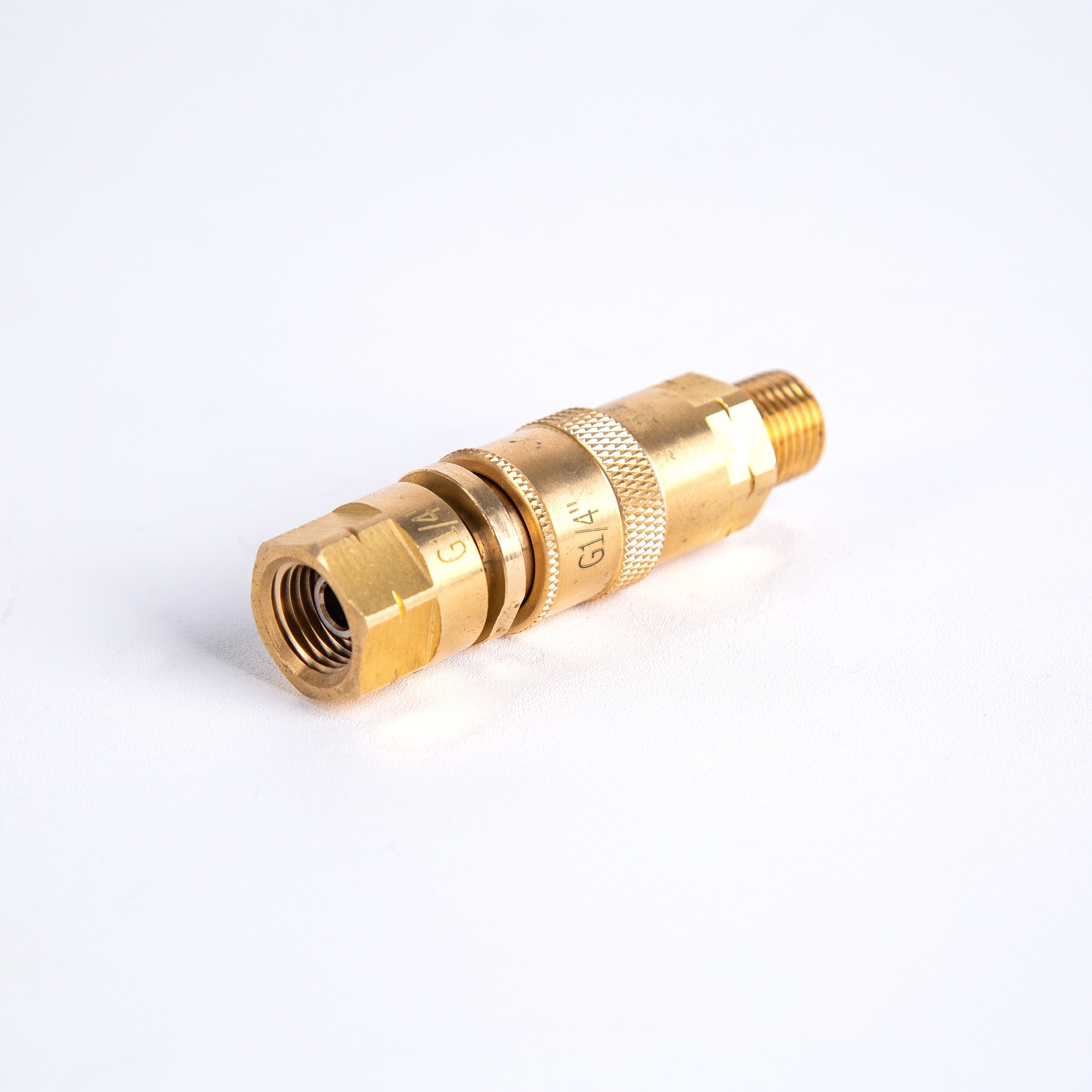 Gazcamp Schnellkupplung 1/4" inkl. Steckkupplung und 2x Stecknippel
