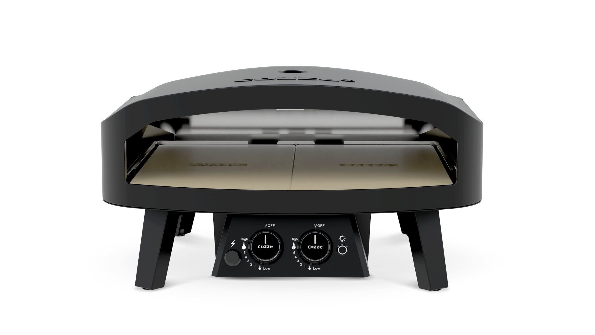 Cozze XXL Pizzaofen Gas 24" Black Edition, 13 kW