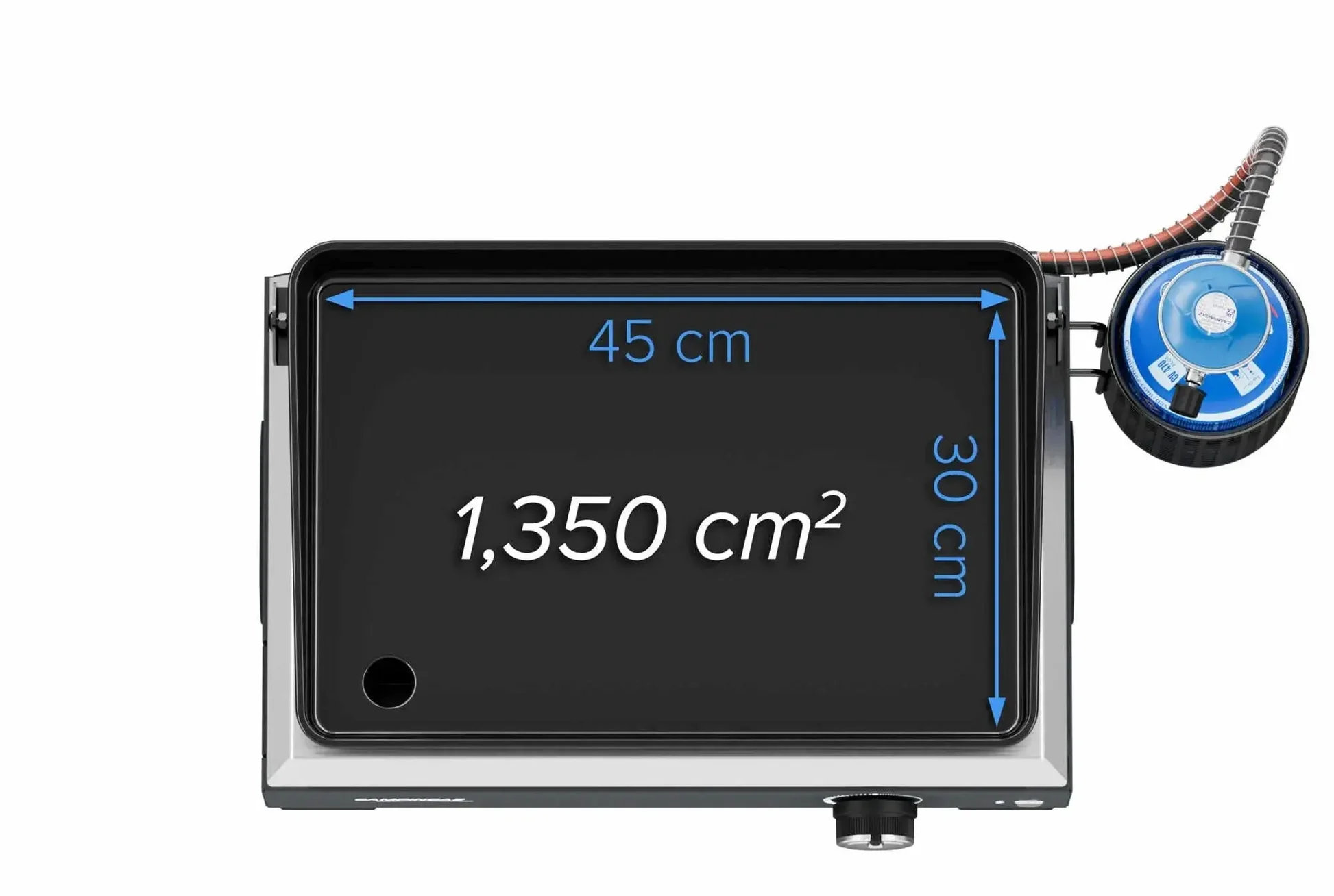 Campingaz Tischgrill Plancha Sigma 1 CV mit Deckel