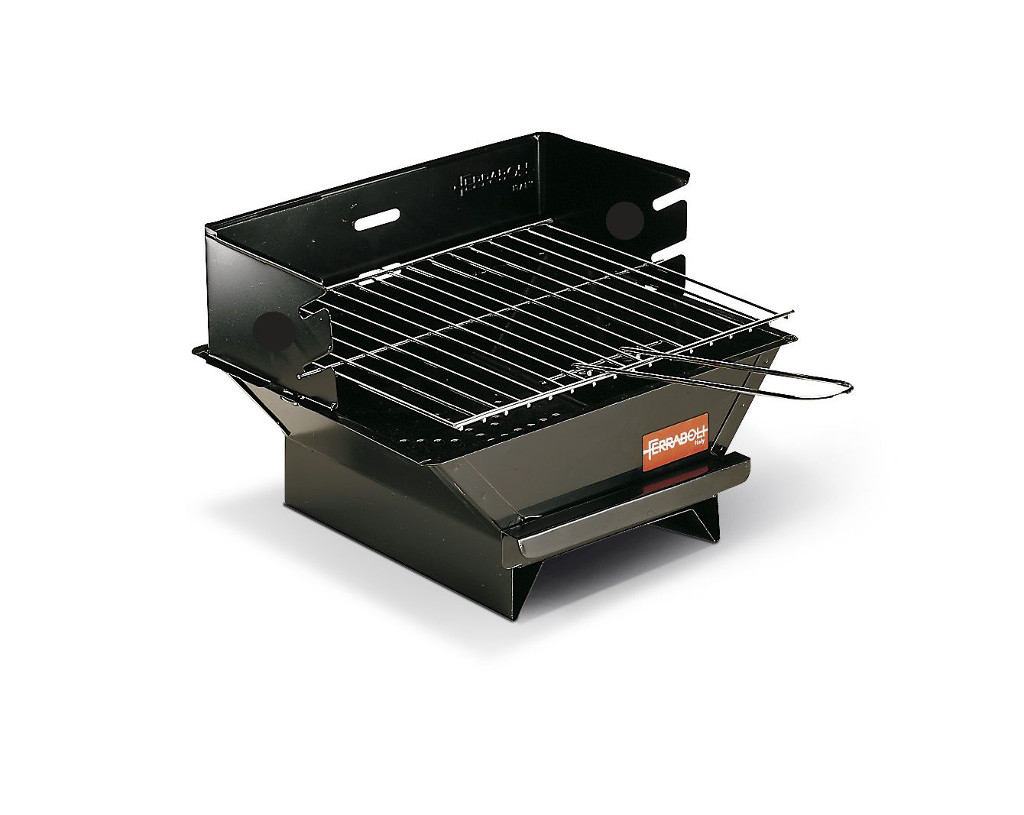 B-Ware Barbecue Mini Grill Holzkohlegrill Ferraboli transportabel