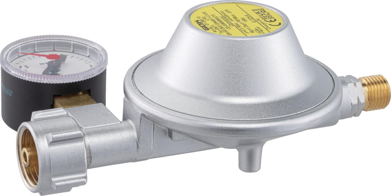 B-Ware GOK Caramatic BasicOne EN71 1,2kg/h 30mbar KLF x G1/4LH-KN PRV Manometer