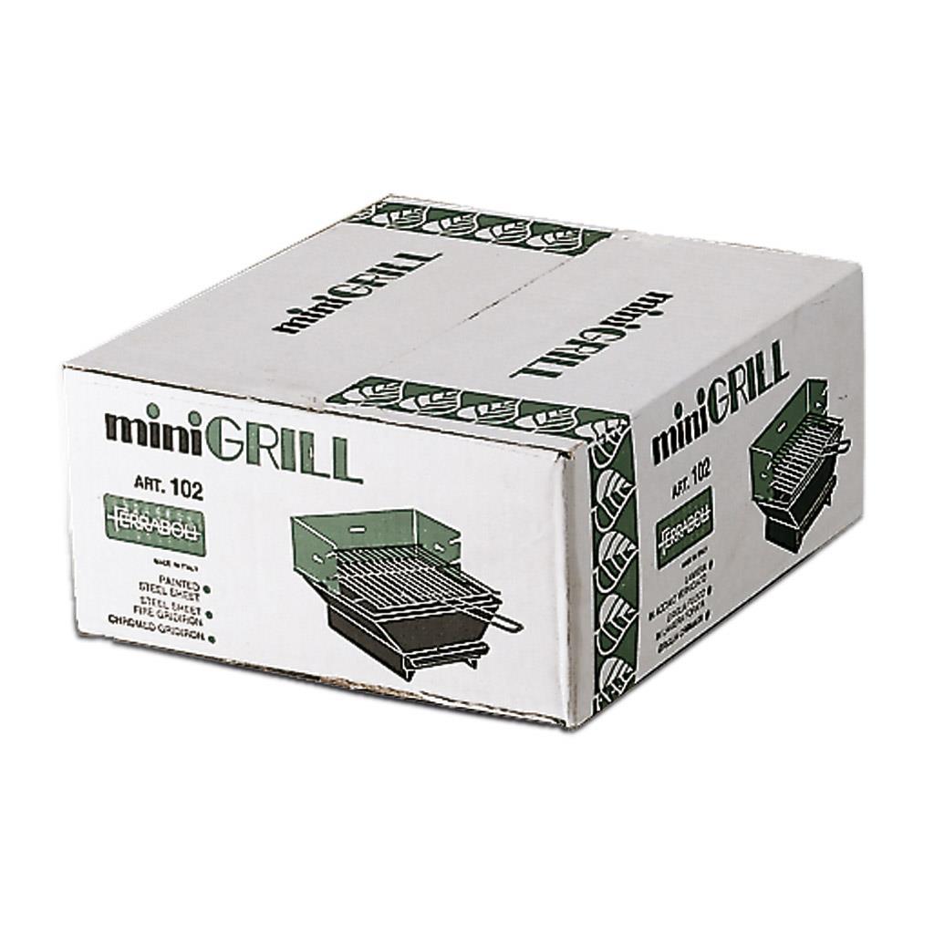 B-Ware Barbecue Mini Grill Holzkohlegrill Ferraboli transportabel
