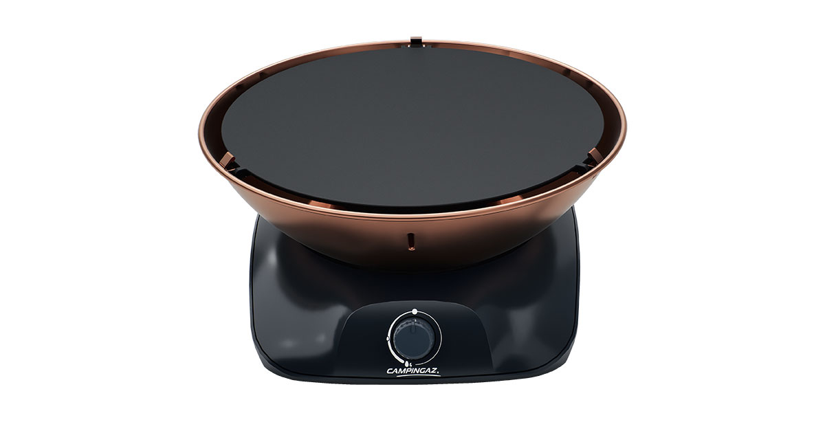 B-Ware Campingaz 360 Grill CV (über CV470 oder CV300 Gaskartusche) Kupfer Gasgrill Gaskocher + 2x CV470 Gratis (über Camping Gaz Deutschland GmbH)
