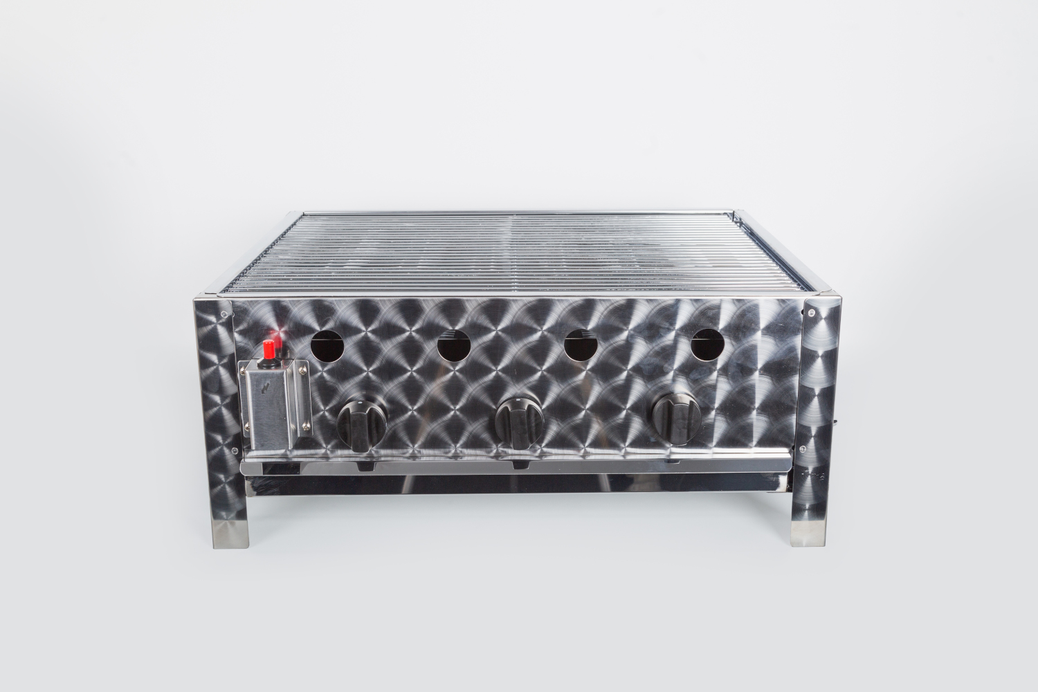 Gazcamp Gasgrill Gastrobräter 10,0 kW 3-flammig 70 x 56 x 31 cm