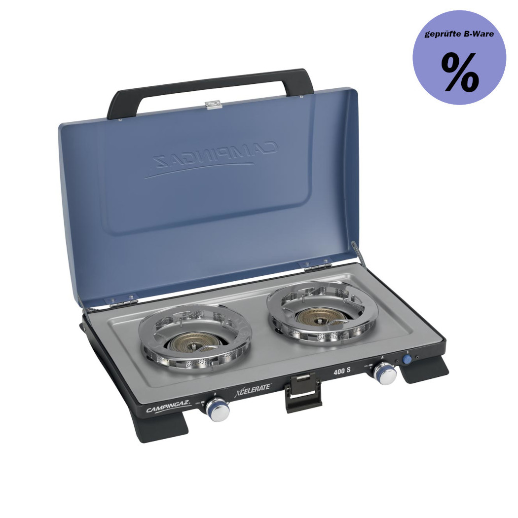 B-WareCampingaz Gaskocher 400 S 50 mBar m. Schlauch Piezozündung über Gasflasche