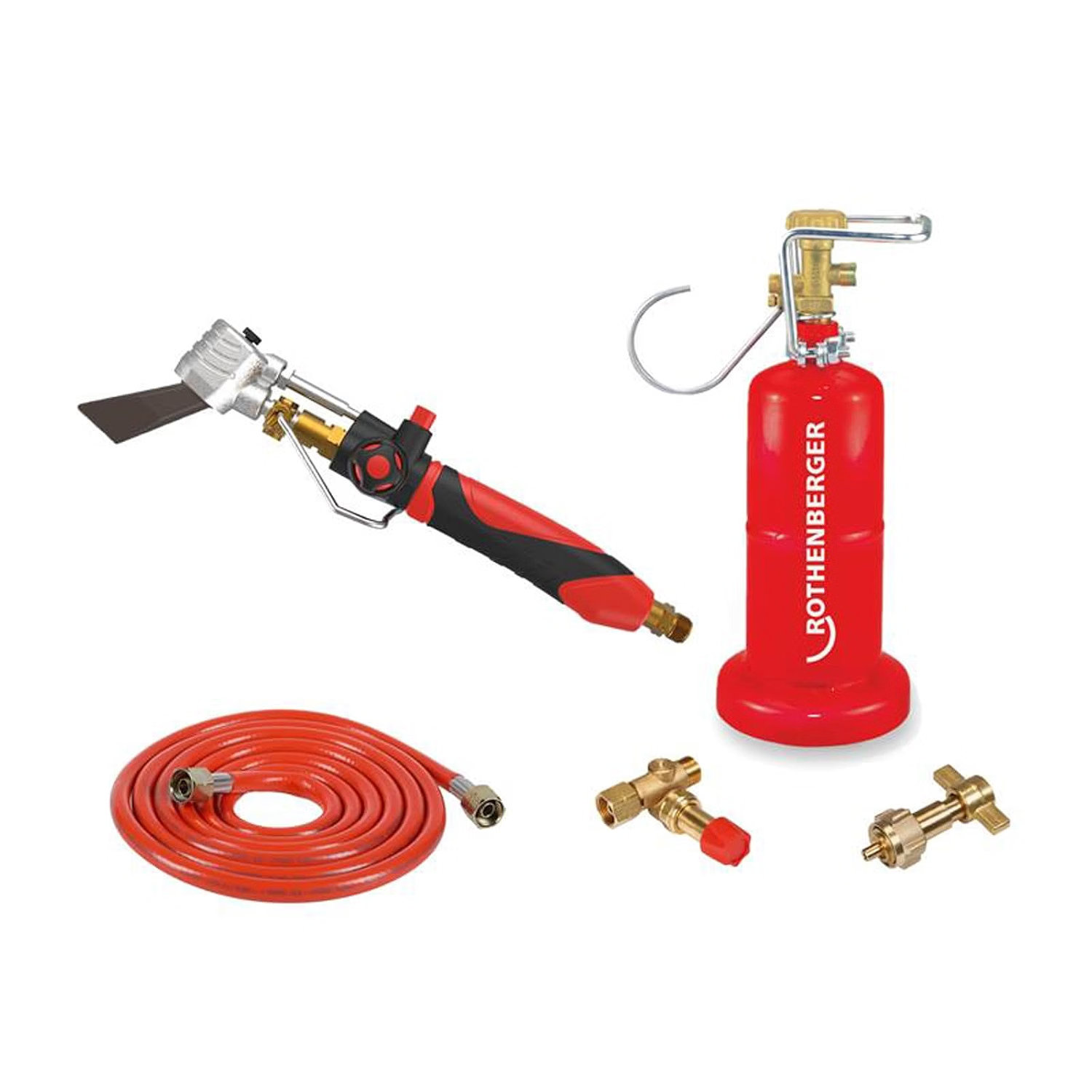 ROTHENBERGER Industrial 9-teiliges PREMIUM Dachrinnen Fallrohr Lötset