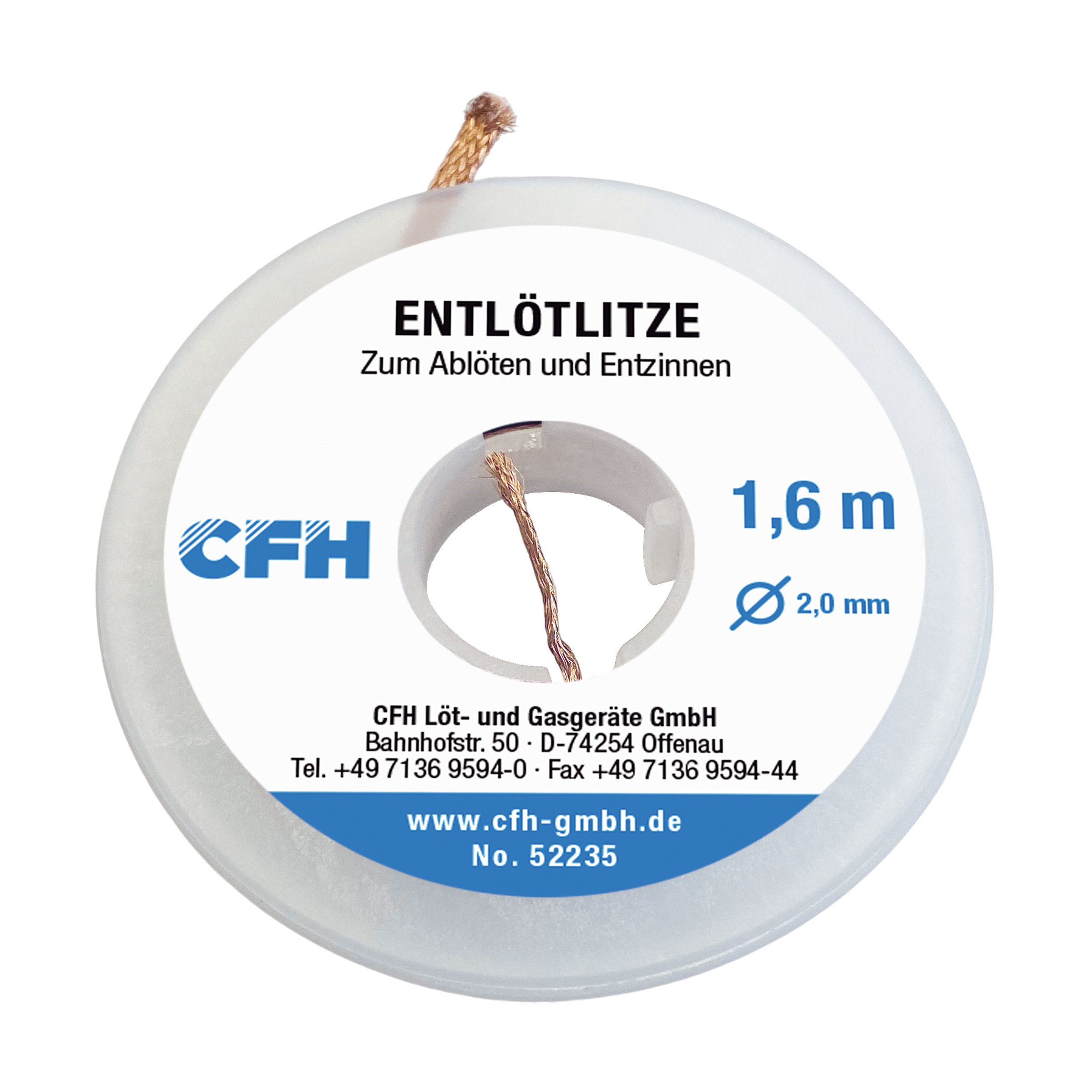 CFH Entlötlitze EL 235 (1,6 m)