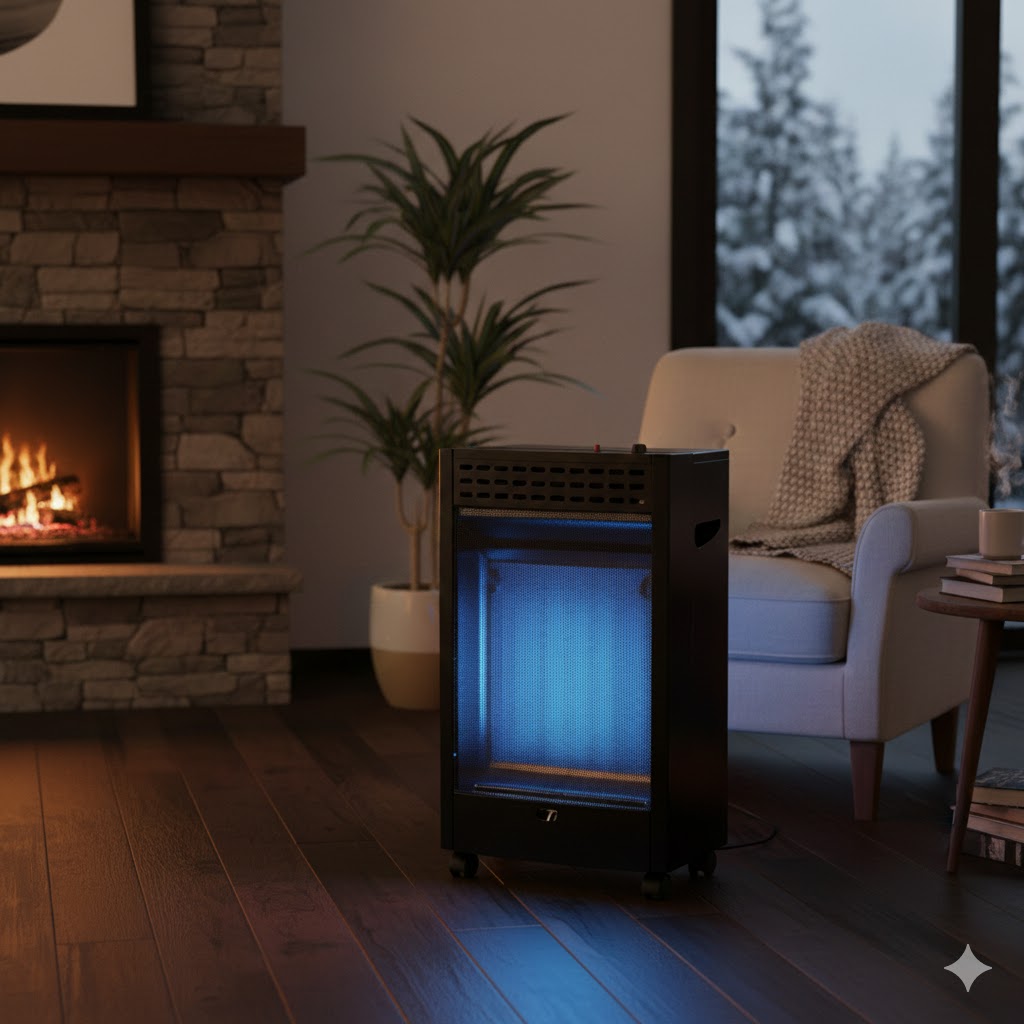 Gazcamp Blueflame Gasheizer 4,2kW & 11kg Propan-Eigentumsflasche (leer)