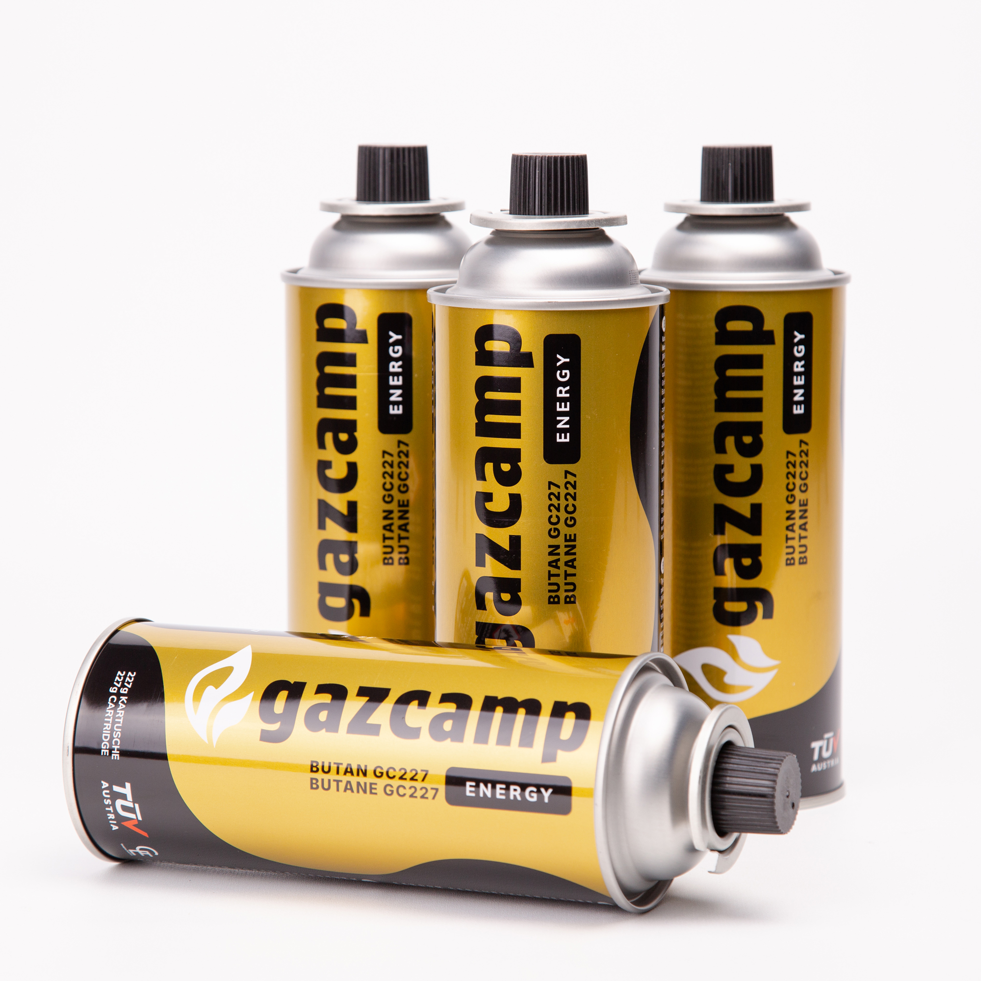 56x Gazcamp Butan 227g Kartusche MSF-1A
