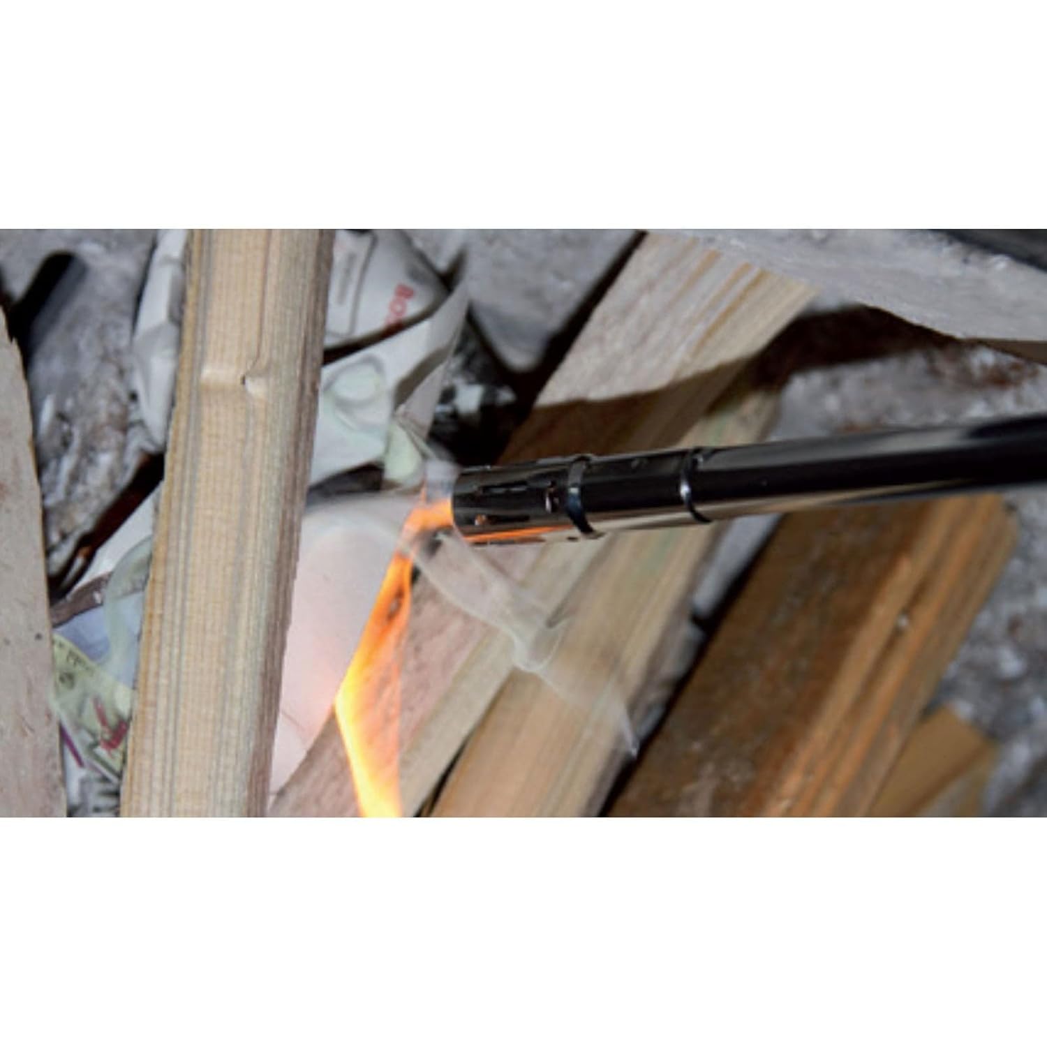 Rothenberger Industrial Gasanzünder Sturmsicher Stabfeuerzeug + 2x Rofill Nachfüllgas