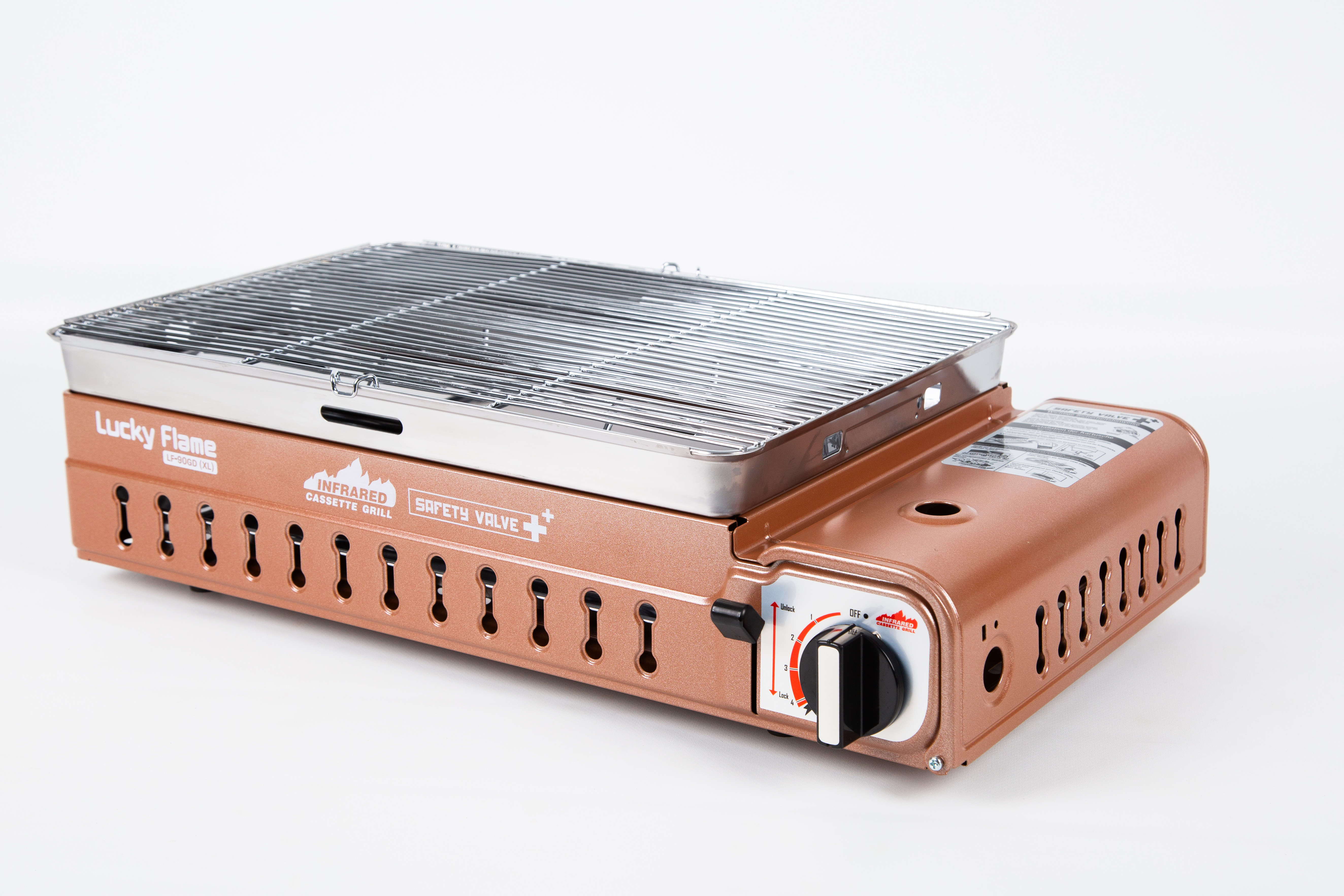 Lucky Flame LF-90 GD (XL) Gasgrill für MSF-1A Kartuschen