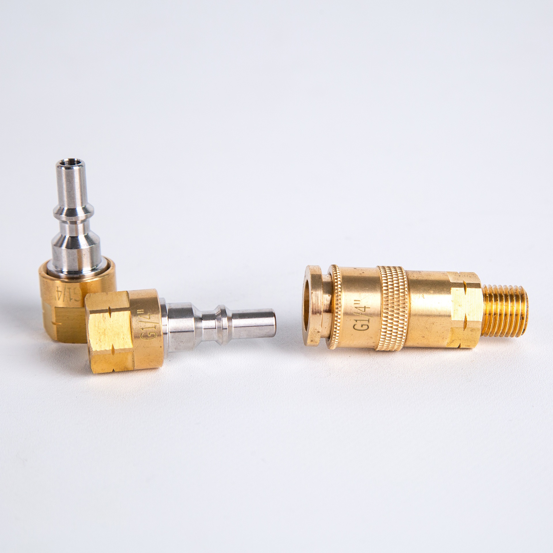 Gazcamp Schnellkupplung 1/4" inkl. Steckkupplung und 2x Stecknippel