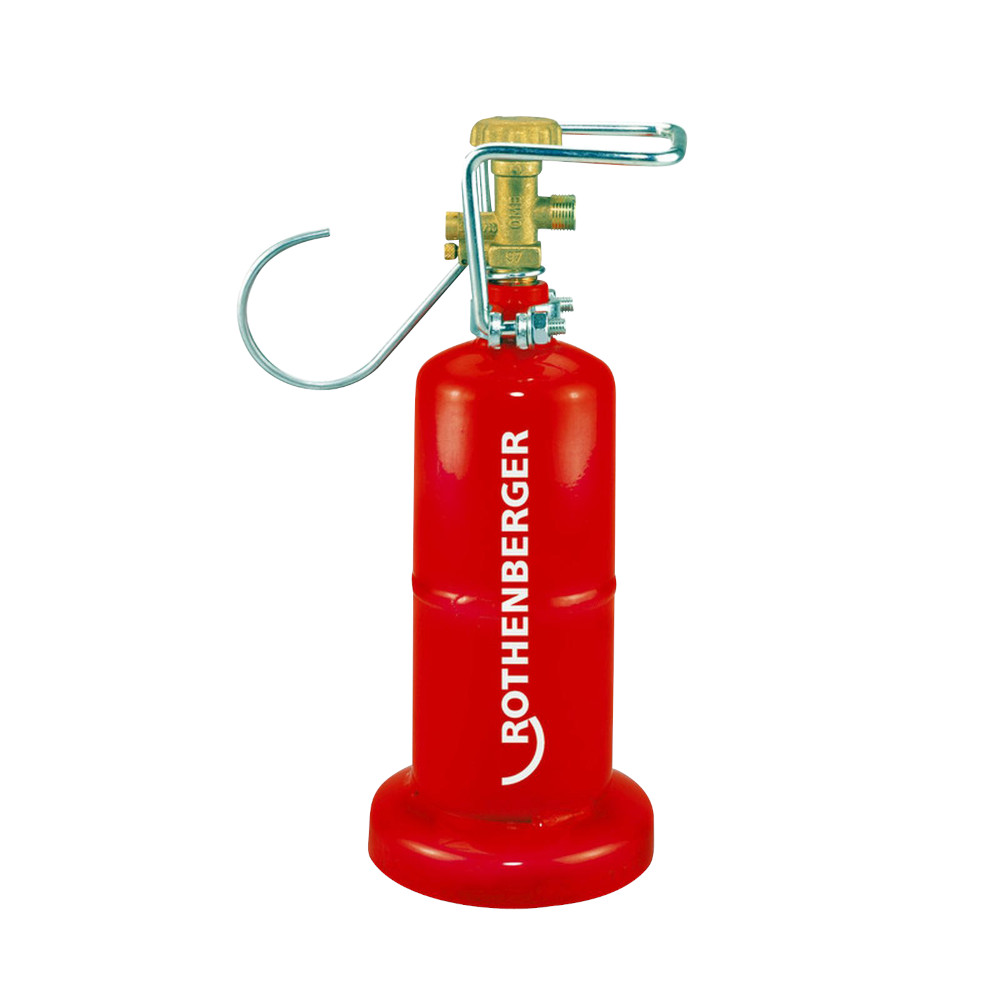 Rothenberger Industrial Kupferlötkolben Handwerkerflasche Propanregler Propanumfüllstutzen Set 8-teilig
