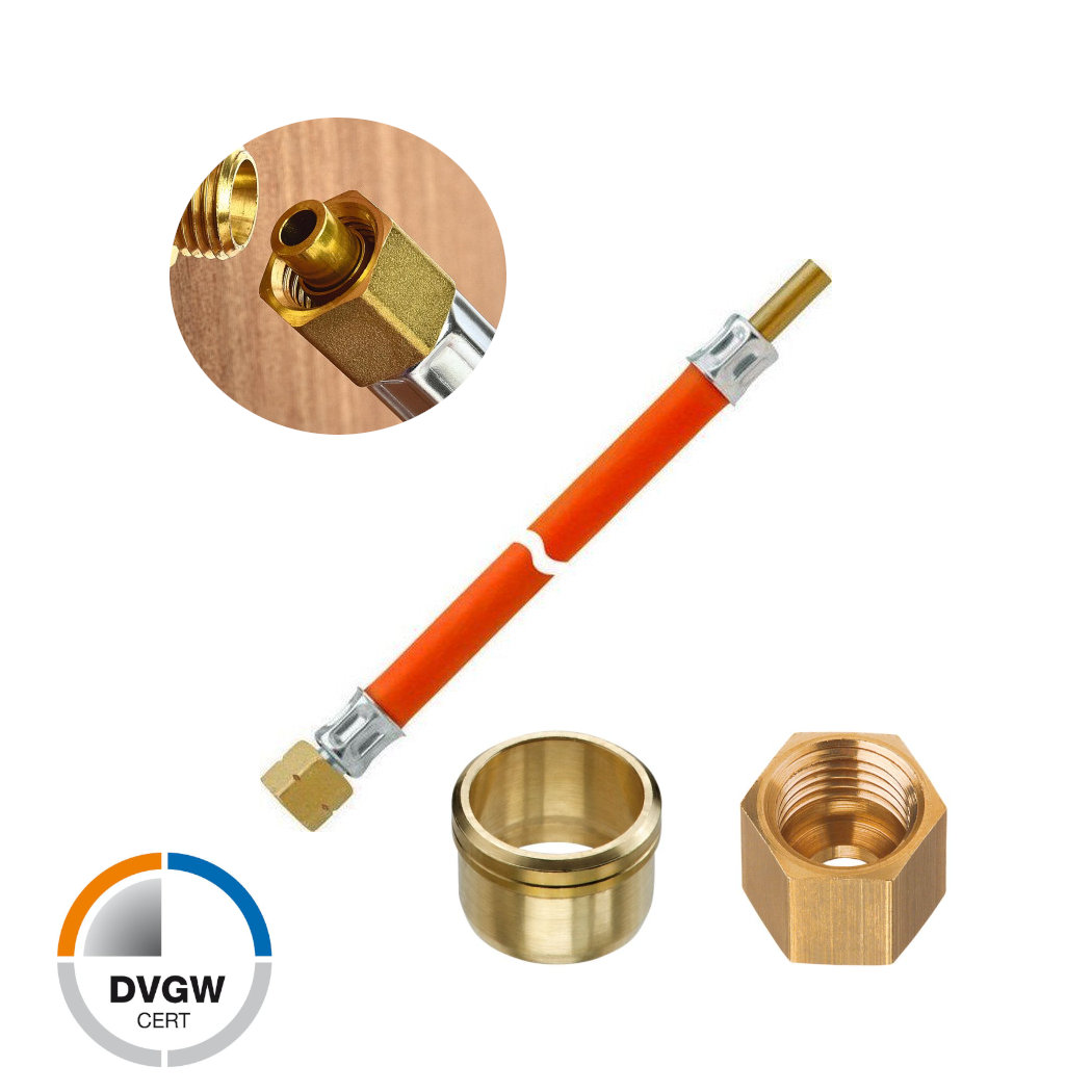 GOK Anschluss-Set für VW California – Druckregler 30 mbar & Gasschlauch passend für Campingaz R907/R904