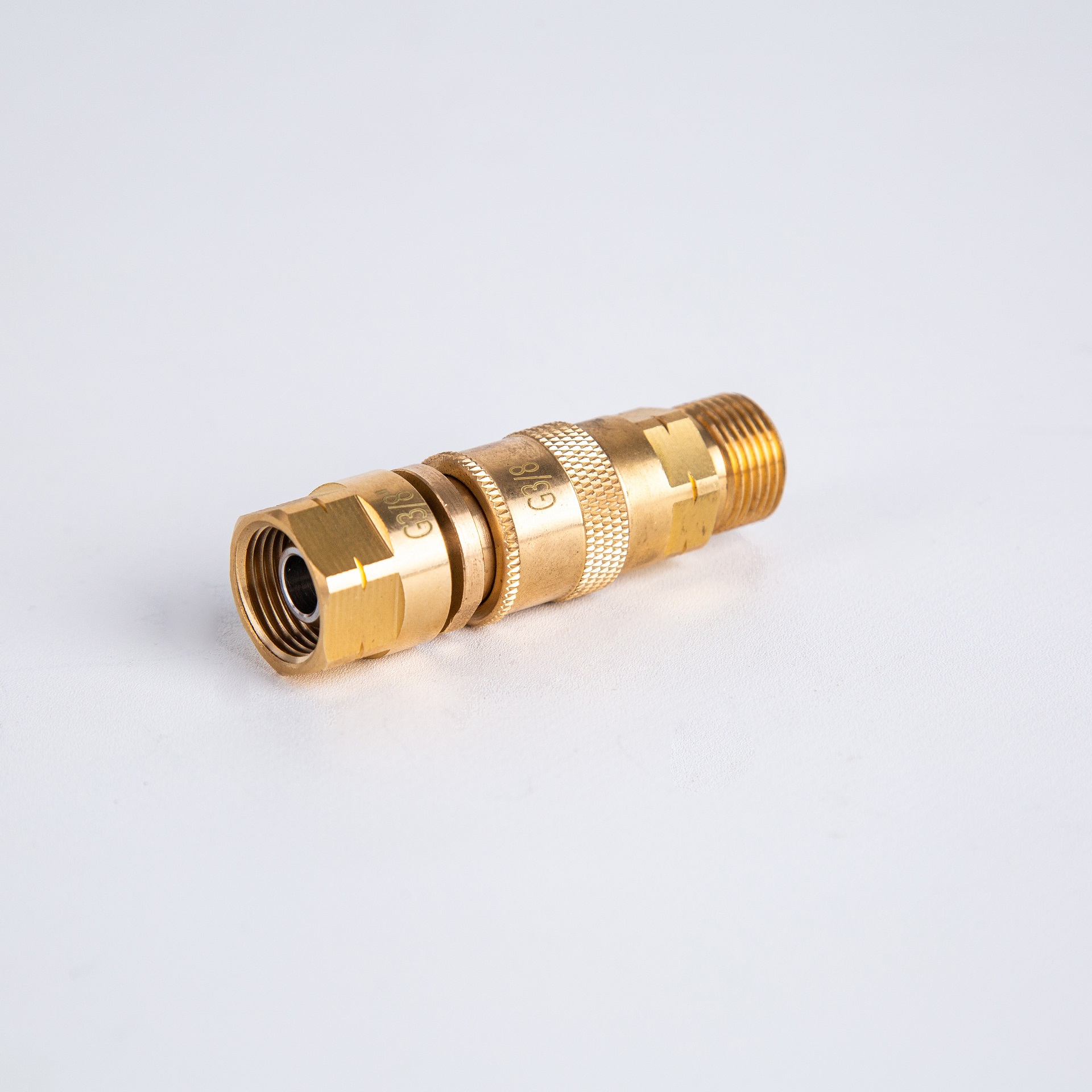 Gazcamp Schnellkupplung 3/8" inkl. Steckkupplung und 2x Stecknippel
