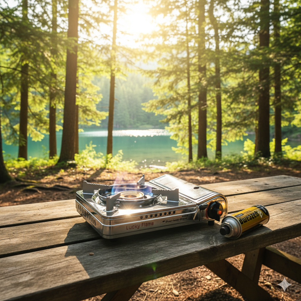 Kopie von Lucky Flame LF-90 SD Gaskocher für MSF-1A 227g Kartuschen #1