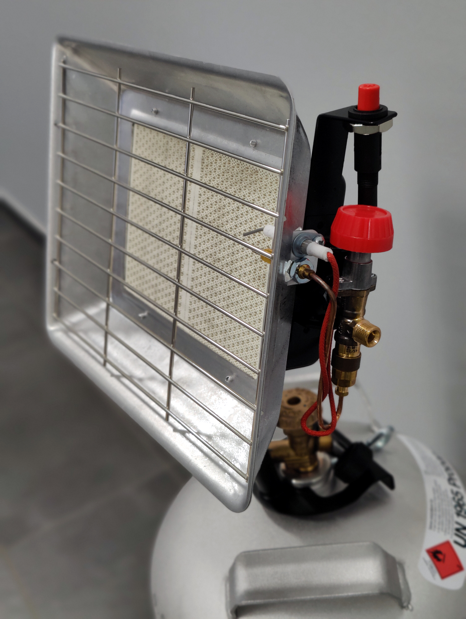 HPV Heizstrahler 4200ZP mit Zündsicherung und Piezo