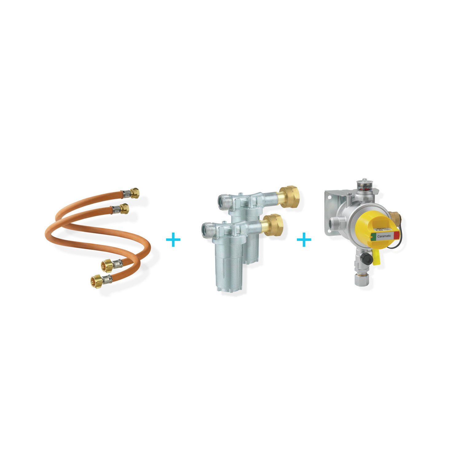 GOK Caramatic ProTwo-Set 50 mbar Ausführung / Caravan Zweiflaschenanlage