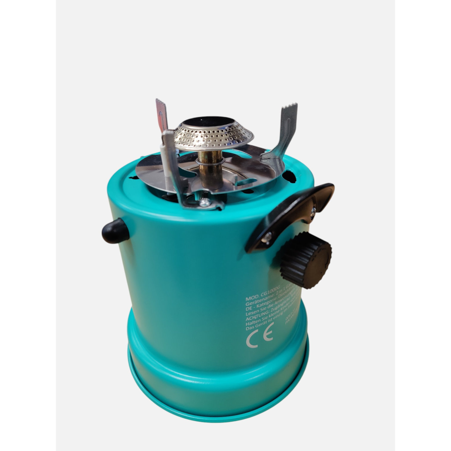 Gazcamp 2 in 1 Gaskocher und Heizung für 7/16" Gewinde