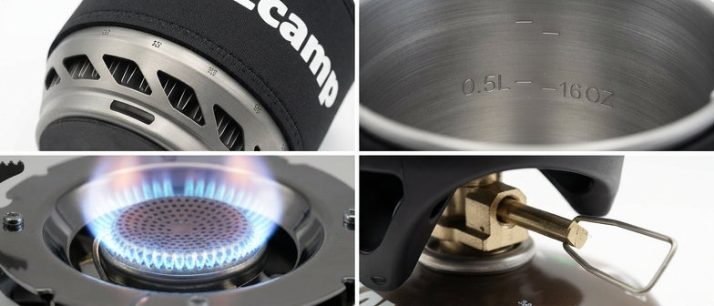 Gazcamp Boil Pot XTRA – Ultrakompakter Gaskocher für unterwegs