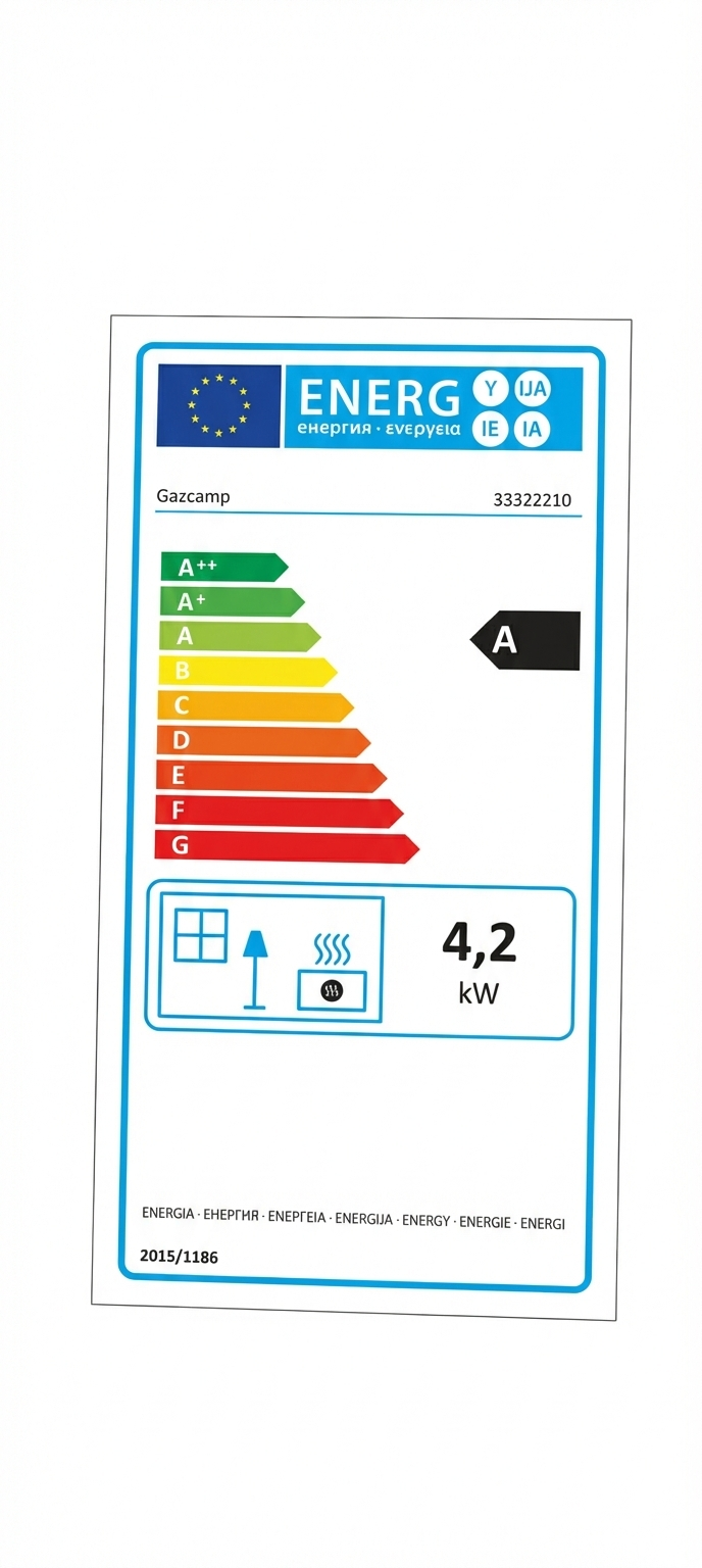 Gazcamp Blueflame Gasheizer 4,2kW & 11kg Propan-Eigentumsflasche (leer)