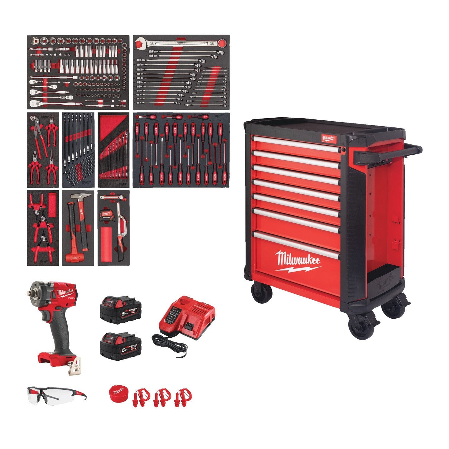 Milwaukee Werkstattwagen Premium Version 78 cm