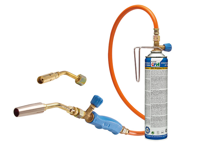 B-Ware CFH Propan-Lötbrenner-Set Turbo-Handlötgerät TL 2000