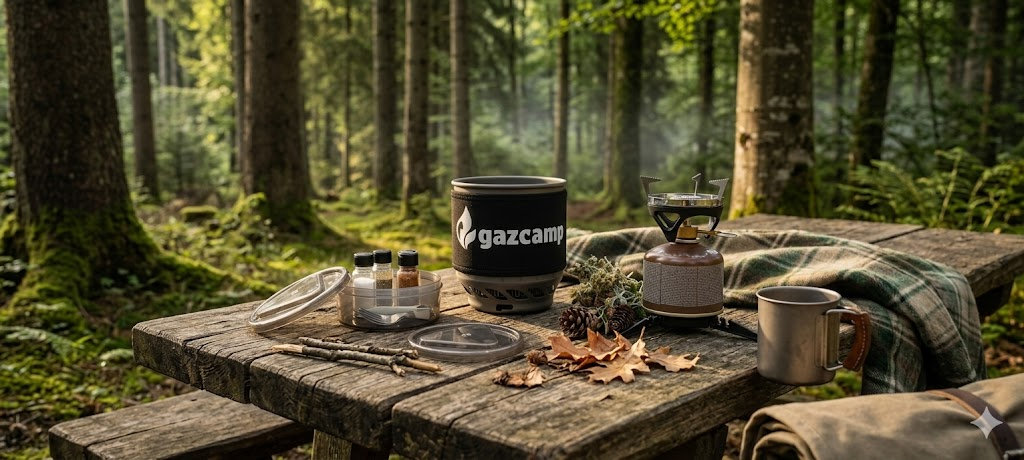 Gazcamp Boil Pot XTRA – Ultrakompakter Gaskocher für unterwegs