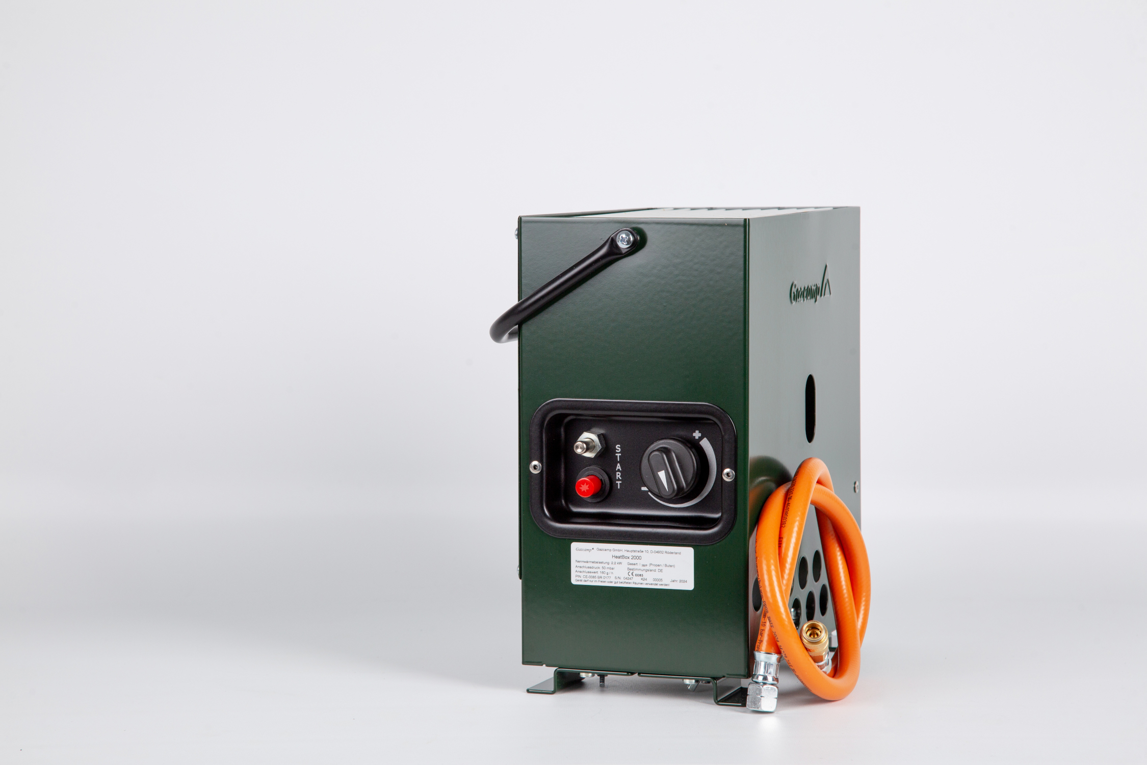 B-Ware HeatBox 2000 - flexible Heizlösung für Gewächshaus und Camping (30mbar, grün)