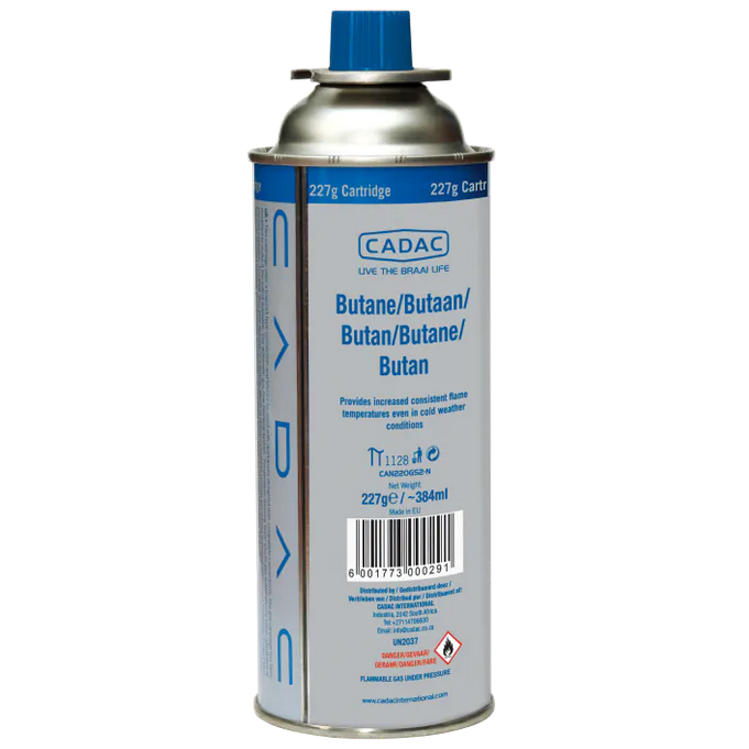 Cadac 227g MSF-1A Ventilgaskartusche mit 384 ml Inhalt für zuverlässige Outdoor-Kochabenteuer