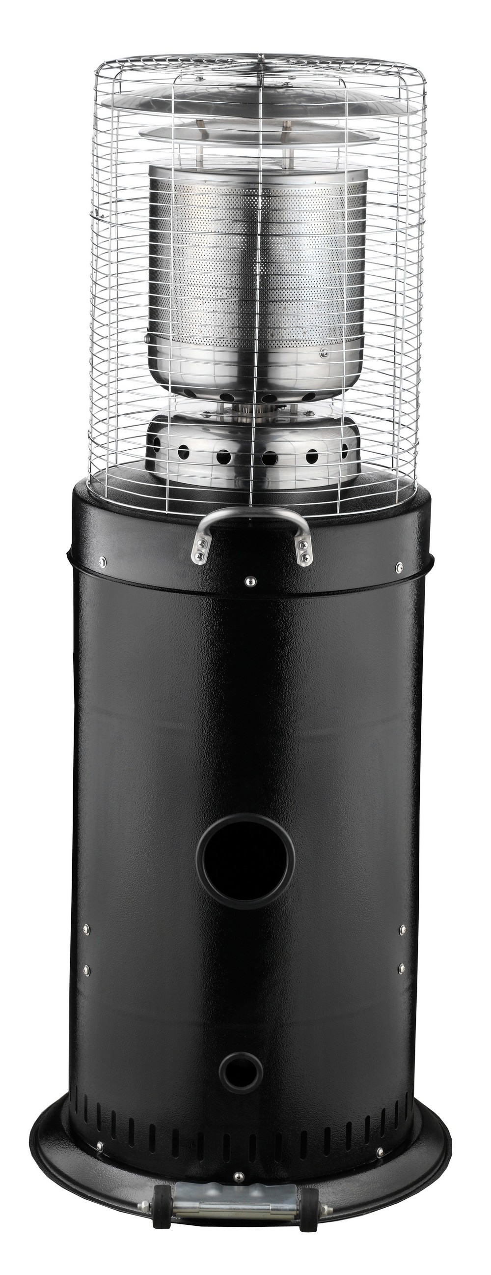 Gazcamp Heizstrahler Deluxe 10,0 kW – Gas Heizpilz aus Edelstahl mit Piezozündung & Kippschutz