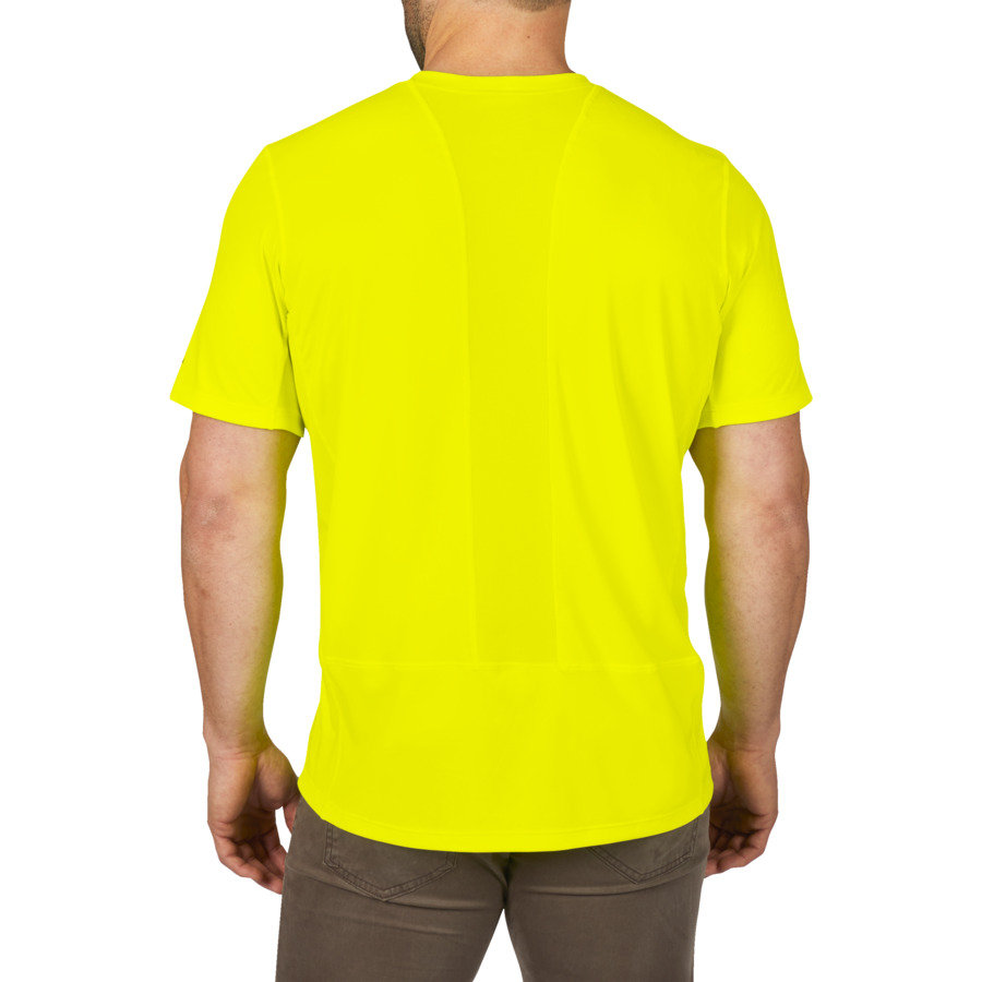 Milwaukee WWSSYL-XXL Funktions-T-Shirt gelb XXX