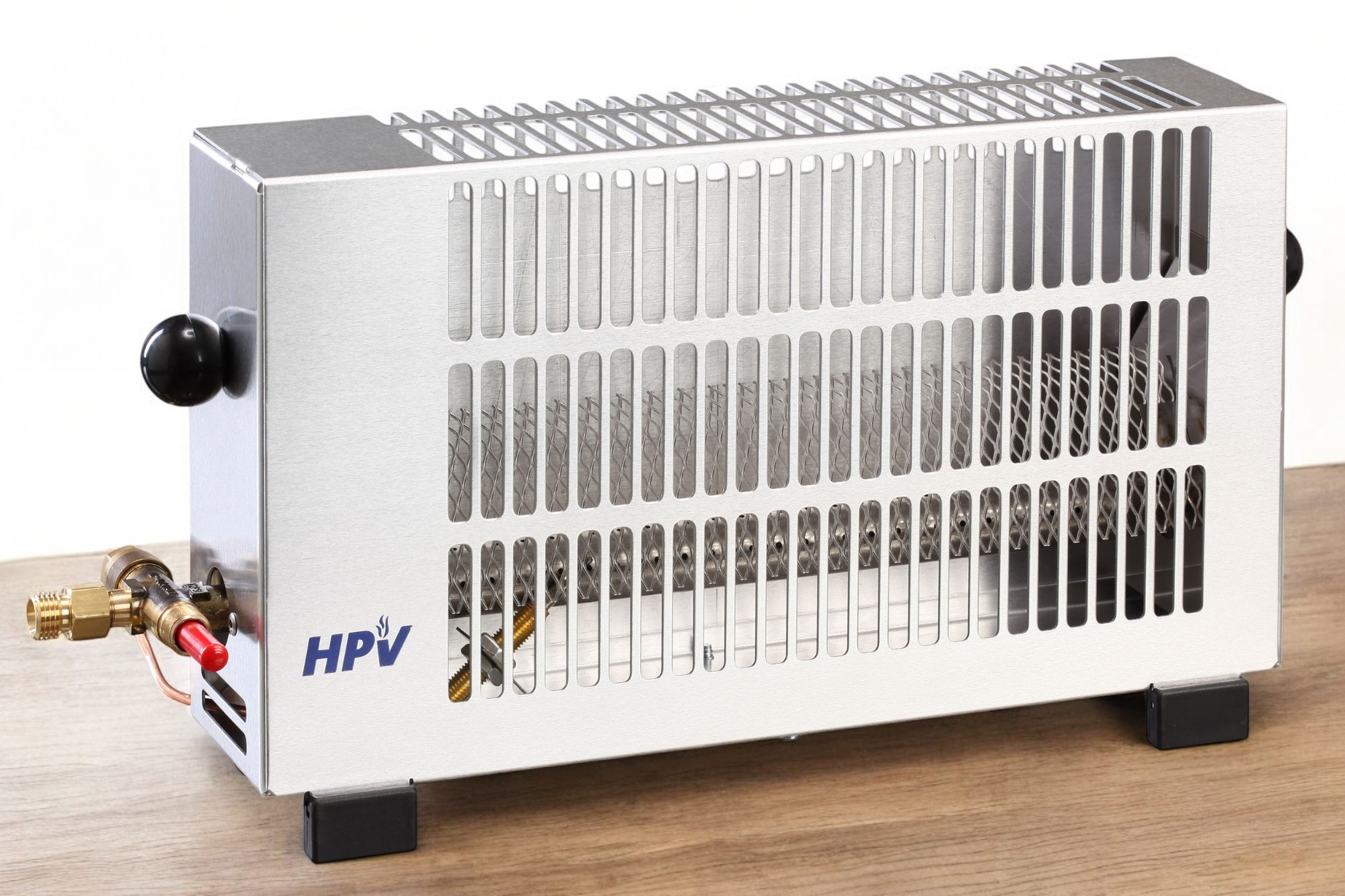 B-Ware HPV Campingheizung 1,7 kW mit Zündsicherung 30 mBar inkl. Schlauch