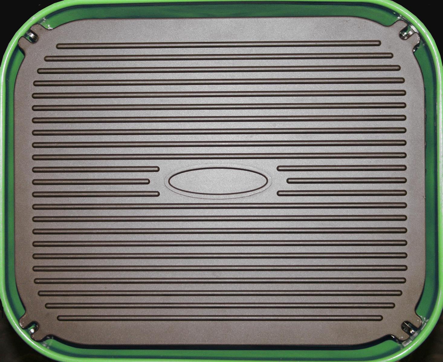 B-Ware Gazcamp Wendegrillplatte Gusseisen für BBQ Multi Grill Gasgrill Gaskocher