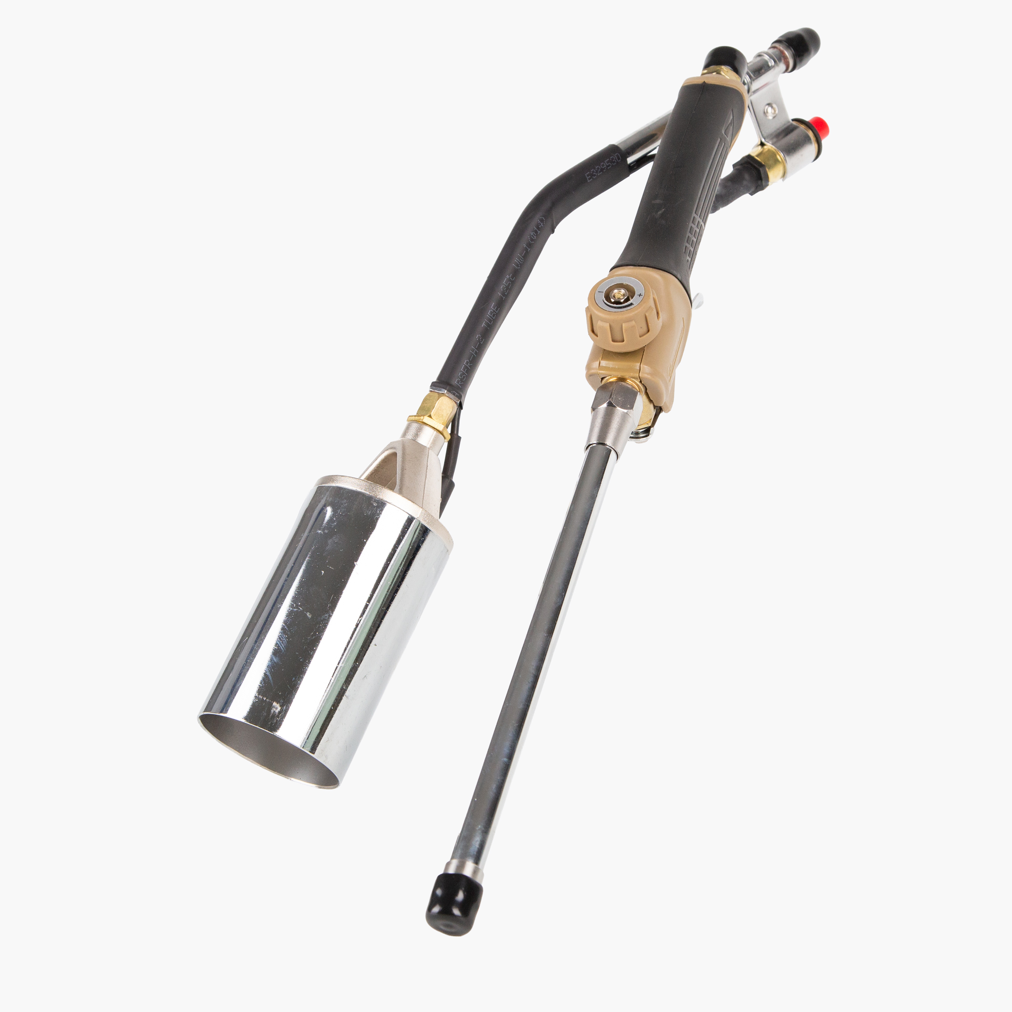 Gazcamp PQ855 PZ Abflammgerät 2-teilig - Profi-Abflammer mit Schlauch