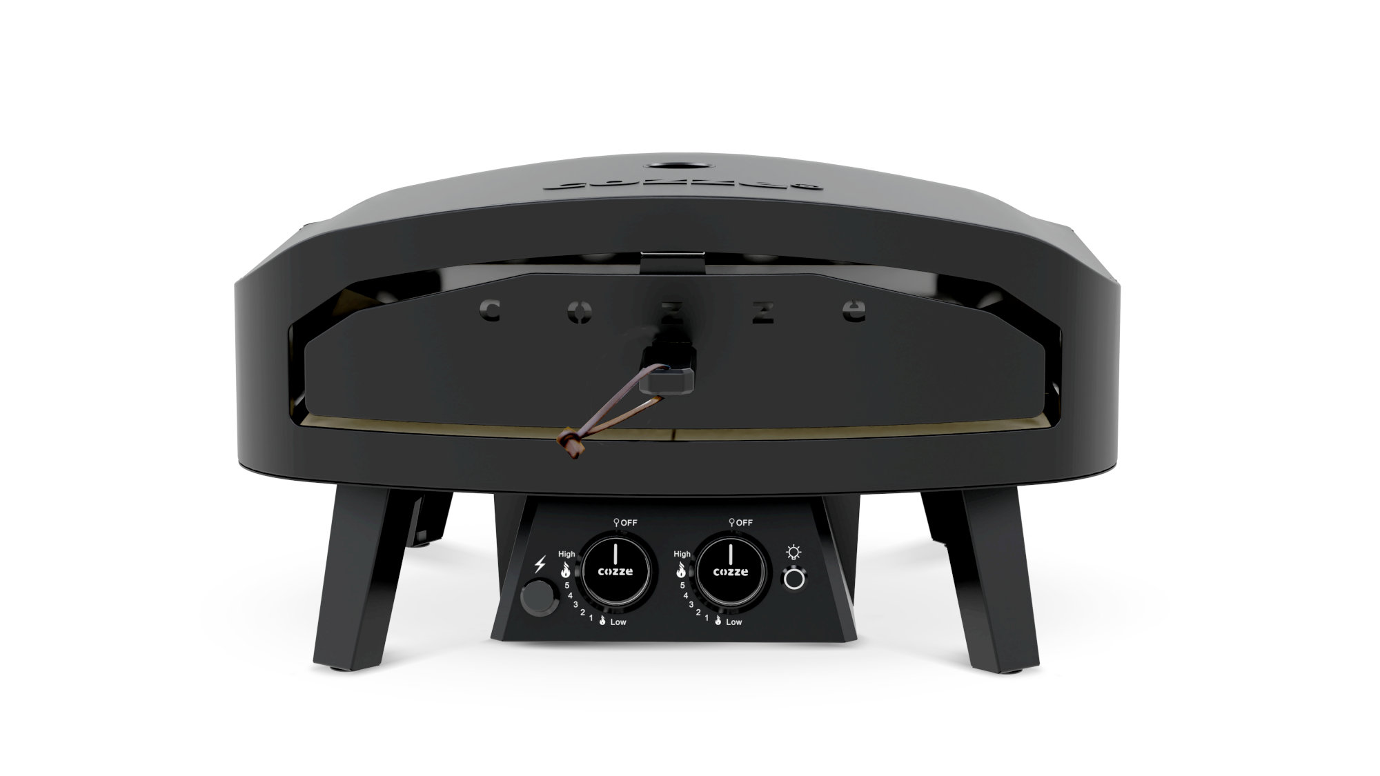 Cozze XXL Pizzaofen Gas 24" Black Edition, 13 kW