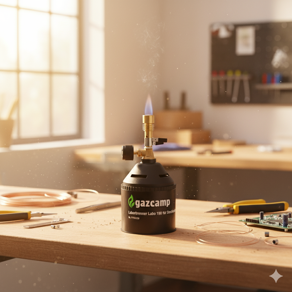 Gazcamp Laborbrenner LABO 190 für Stechkartuschen