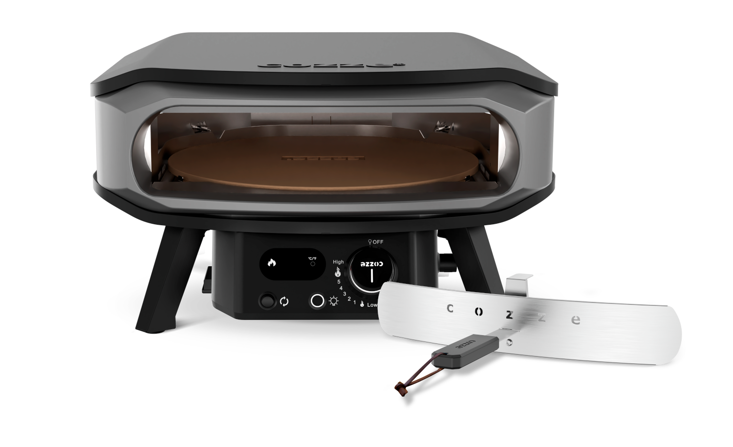 Cozze Gas Pizzaofen mit Drehfunktion 17 Zoll, 50 mbar