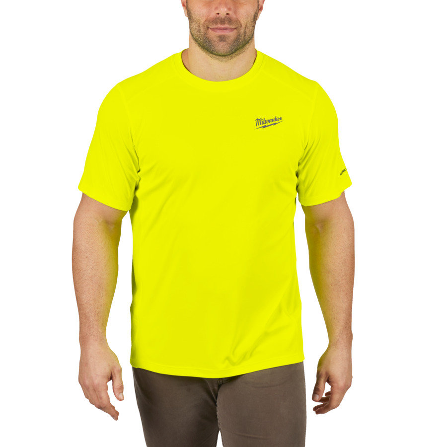 Milwaukee WWSSYL-XXL Funktions-T-Shirt gelb XXX