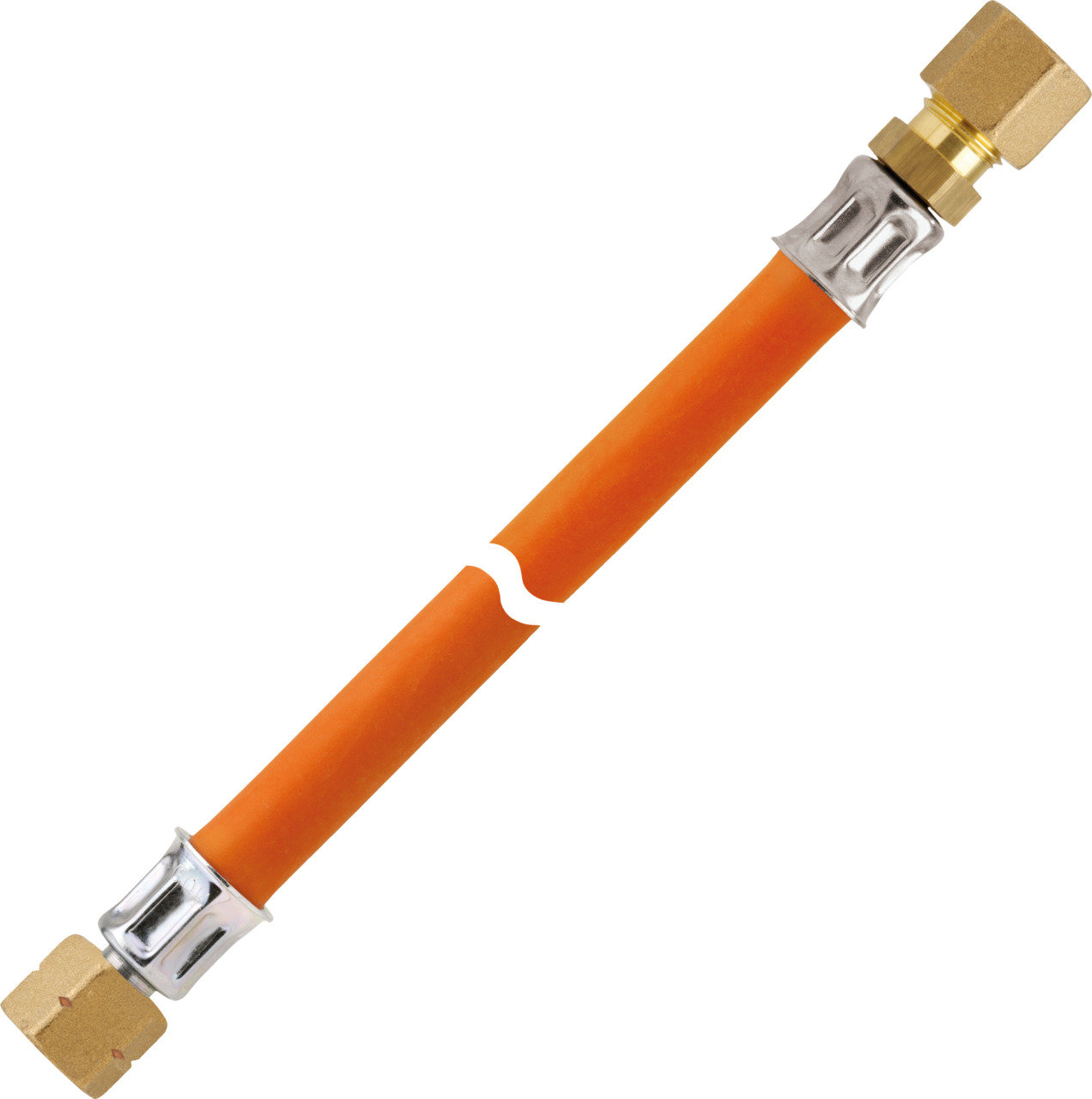 GOK Schlauchleitung korrosionsbeständig Marine Gas PS10bar G1/4LH UEM x RVS8 x 400 mm