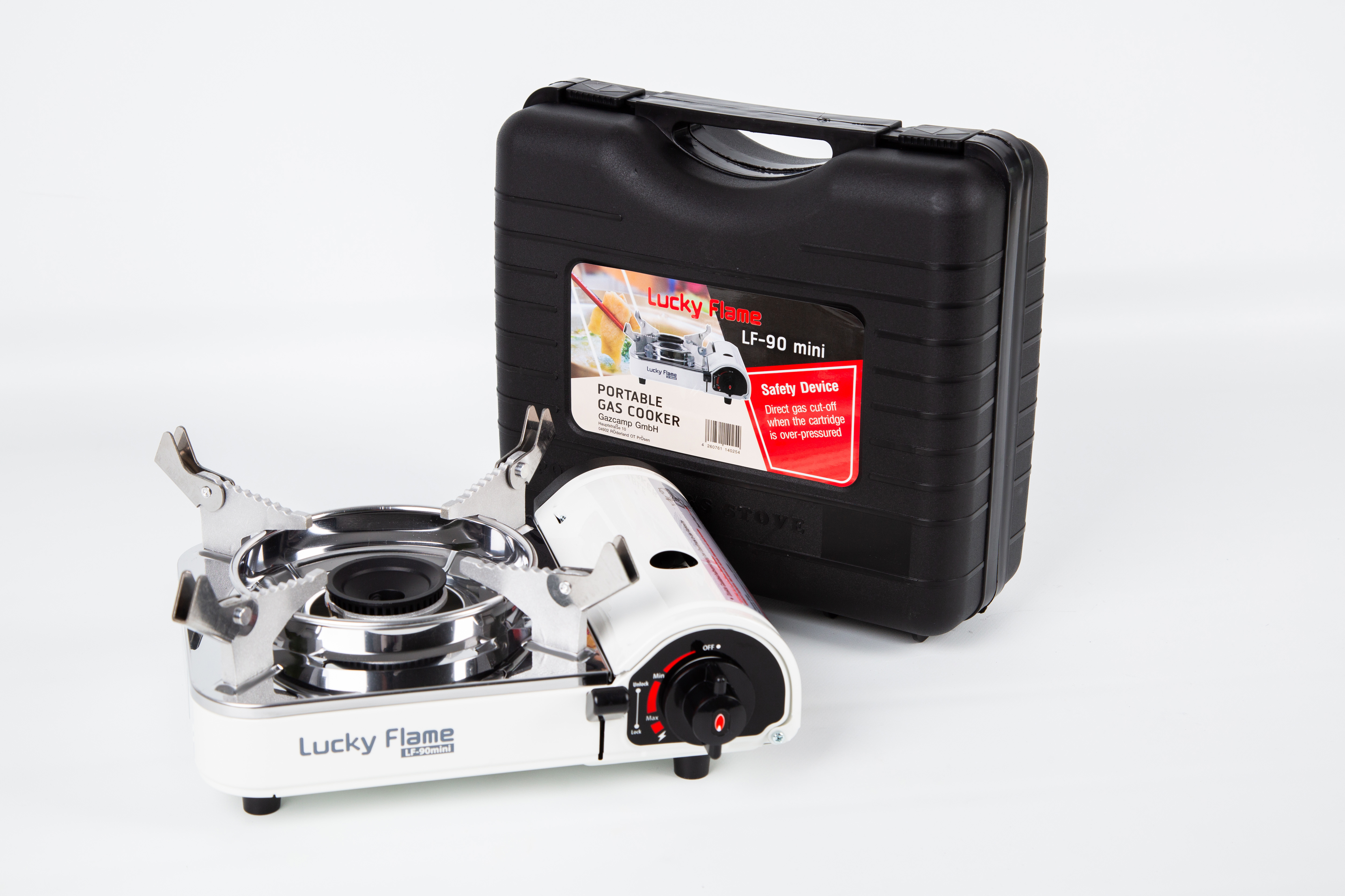 Lucky Flame LF-90 mini Gaskocher für MSF-1A 227g Kartuschen