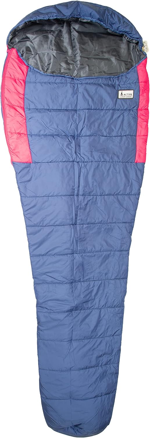 Activa Mummy Premium Schlafsack Blau-Pink