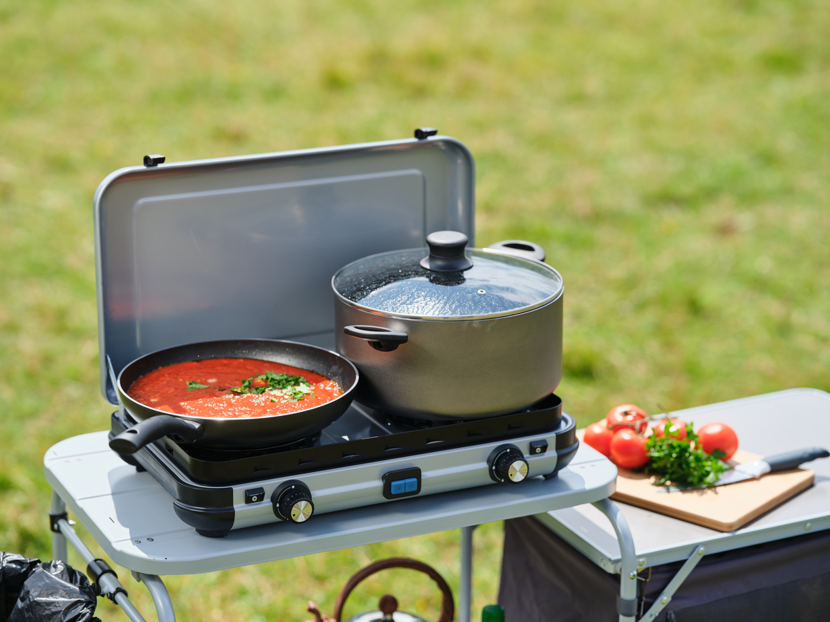 B-Ware Campingaz Gaskocher Camping Kitchen 2 Maxi CV