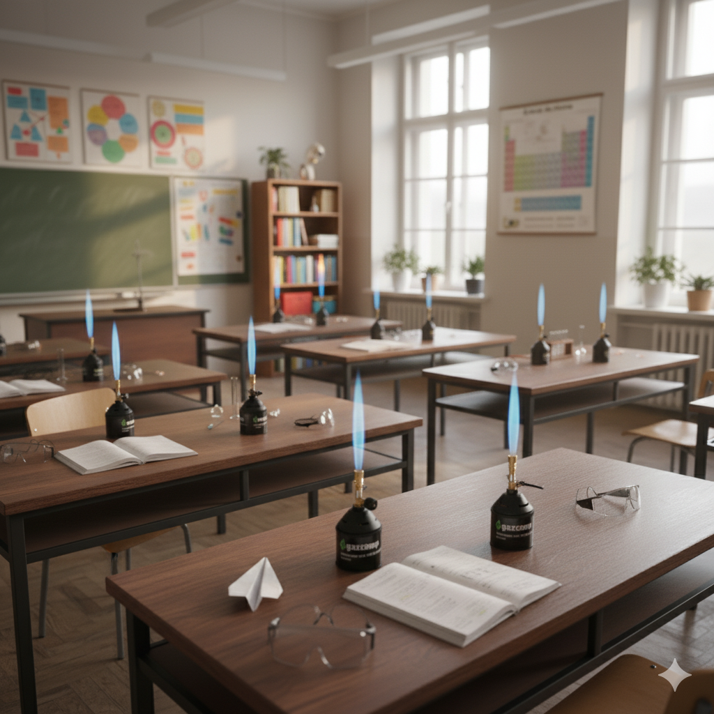 Gazcamp Laborbrenner LABO 190 für Stechkartuschen