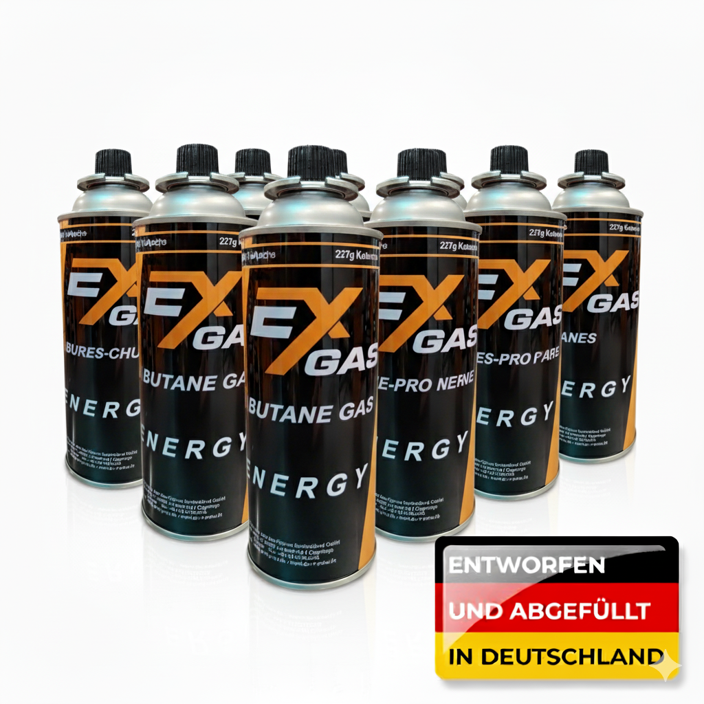 Exgas Butan 227g Gaskartusche Typ MSF-1A